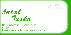 antal tuska business card